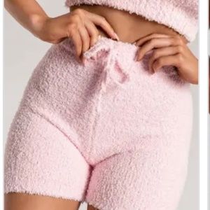 Meshki bundle bike shorts medium baby pink and ivory